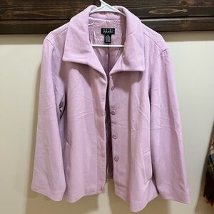 Rafaella Pink Wool and Cashmere Blend Jacket Size 14